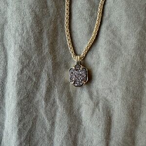 Kendra Scott Gold and Silver Pendant Necklace